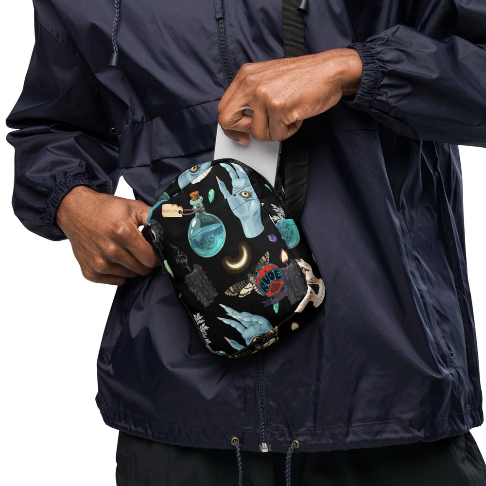 Big City Goth chic cross body bag